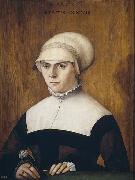 Christoph Amberger The wife of Jorg Zorer, at the age of 28 Sweden oil painting artist